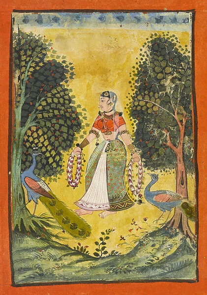 Kakubha Ragini, folio from a Ragamala, ca. 1630. Creator: Unknown