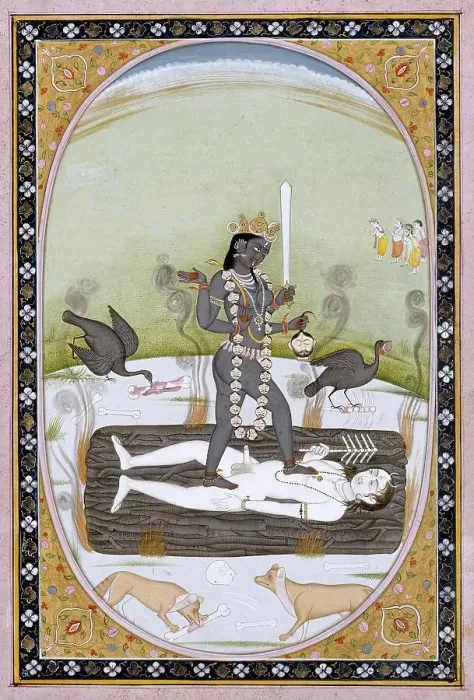 Framed Print : Kali, 1800-1825. Creator: Unknown Framed Print : Kali, 1800-1825. Creator: Unknown
