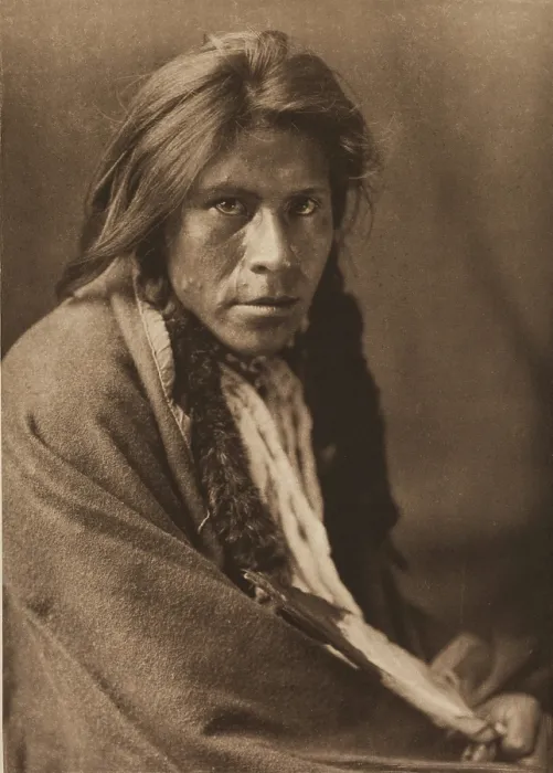 Framed Print : Kalispel Type, 1910. Creator: Edward Sheriff Curtis Framed Print : Kalispel Type, 1910. Creator: Edward Sheriff Curtis