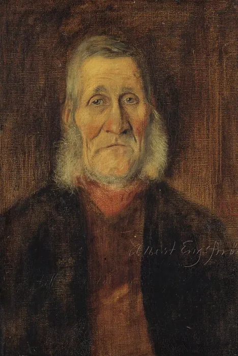 Framed Print : Kalle-i-Sandbäcken, a Småland Personality, c1900s. Creator: Albert Engstrom Framed Print : Kalle-i-Sandbäcken, a Småland Personality, c1900s. Creator: Albert Engstrom