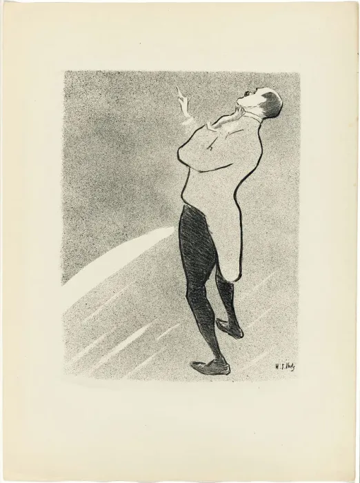 Framed Print : Kam-Hill, from Le Cafe-Concert, 1893. Creator: Henri-Gabriel Ibels Framed Print : Kam-Hill, from Le Cafe-Concert, 1893. Creator: Henri-Gabriel Ibels