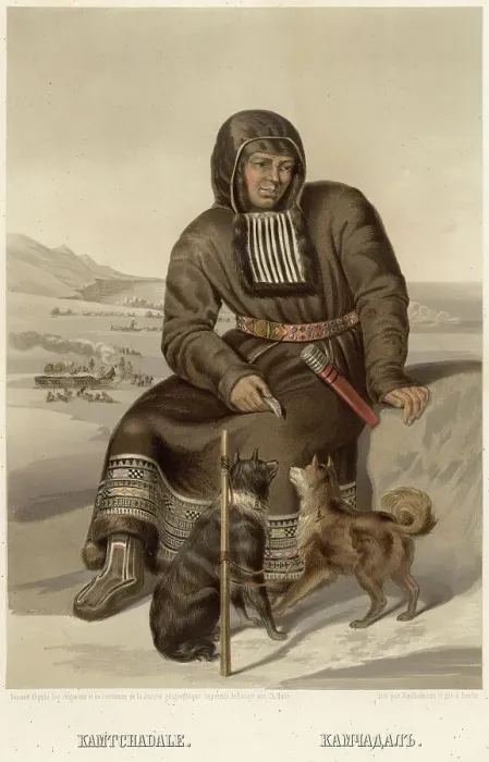 Framed Print : Kamchadal, 1862. Creator: Karlis Huns Framed Print : Kamchadal, 1862. Creator: Karlis Huns