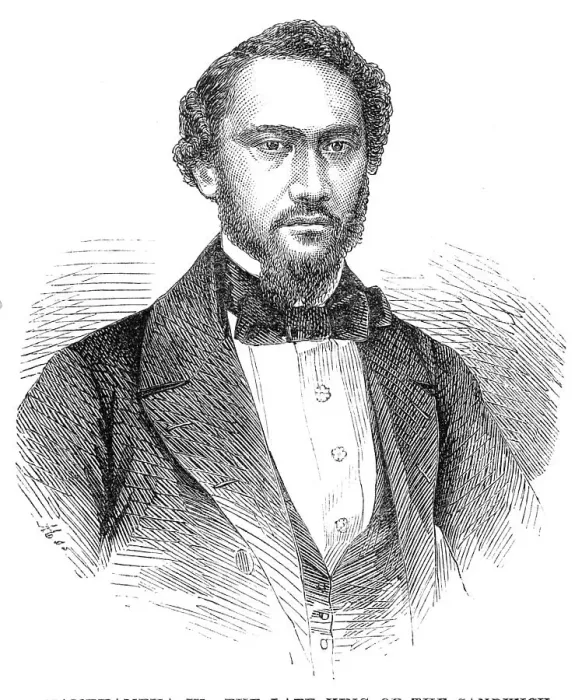 Framed Print : Kamehameha IV. the late King of the Sandwich Islands, 1864. Creator: Unknown Framed Print : Kamehameha IV. the late King of the Sandwich Islands, 1864. Creator: Unknown