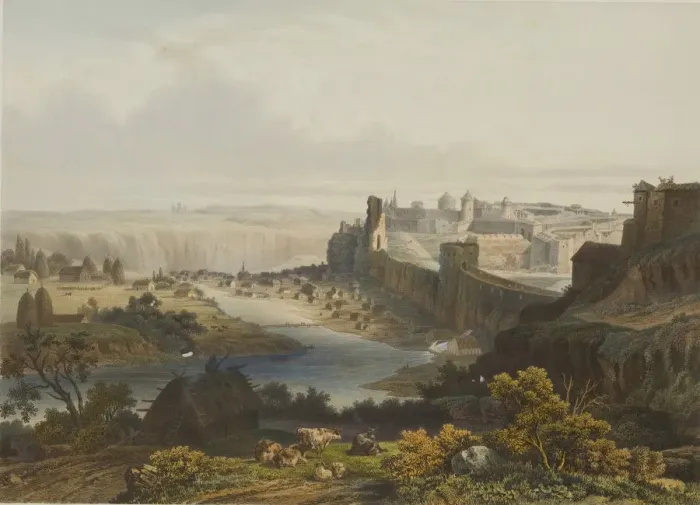 Framed Print : Kamianets-Podilskyi, Podolia, 1847 Framed Print : Kamianets-Podilskyi, Podolia, 1847