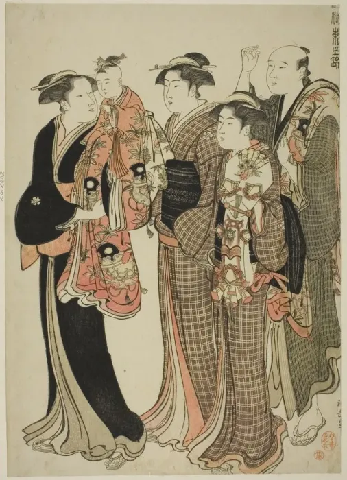 Framed Print : Kamioki, from the series A Brocade of Eastern Manners (Fuzoku Azuma no nishiki) Framed Print : Kamioki, from the series A Brocade of Eastern Manners (Fuzoku Azuma no nishiki)
