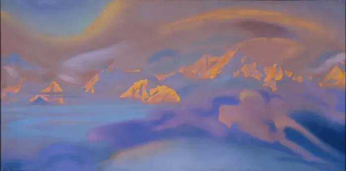 Framed Print : Kanchenjunga, 1938. Artist: Roerich, Nicholas (1874-1947) Framed Print : Kanchenjunga, 1938. Artist: Roerich, Nicholas (1874-1947)