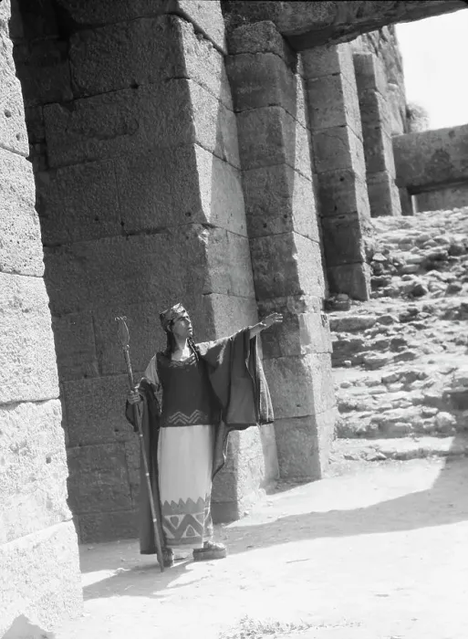 Framed Print : Kanellos dance group at ancient sites in Greece, 1929 Creator: Arnold Genthe Framed Print : Kanellos dance group at ancient sites in Greece, 1929 Creator: Arnold Genthe