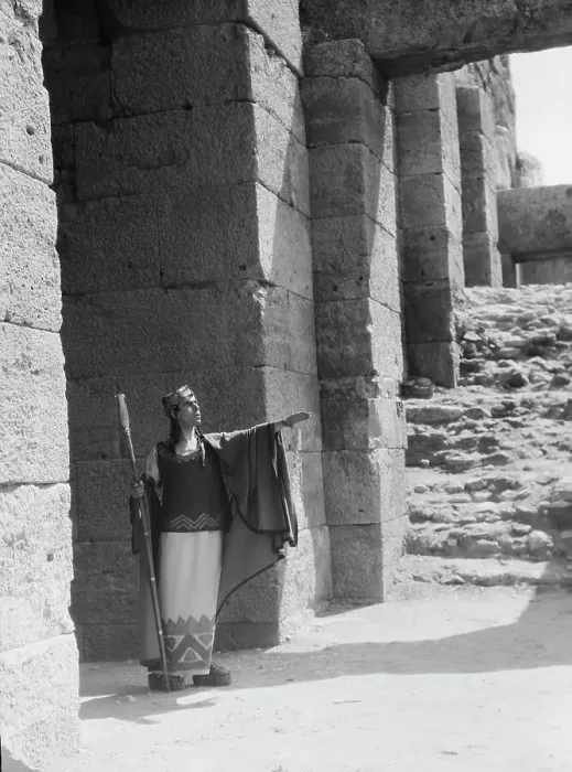 Framed Print : Kanellos dance group at ancient sites in Greece, 1929 Creator: Arnold Genthe Framed Print : Kanellos dance group at ancient sites in Greece, 1929 Creator: Arnold Genthe