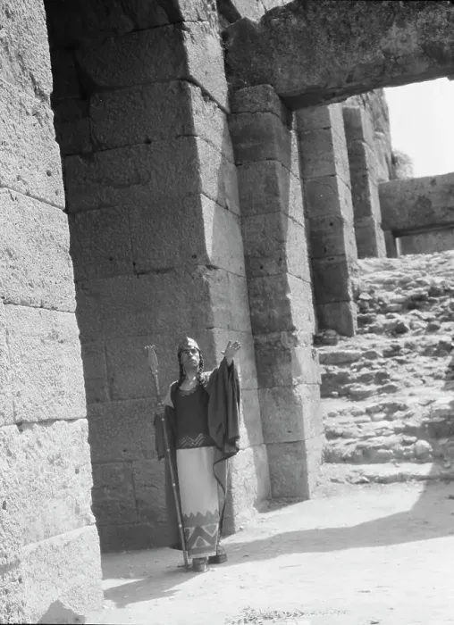 Framed Print : Kanellos dance group at ancient sites in Greece, 1929 Creator: Arnold Genthe Framed Print : Kanellos dance group at ancient sites in Greece, 1929 Creator: Arnold Genthe