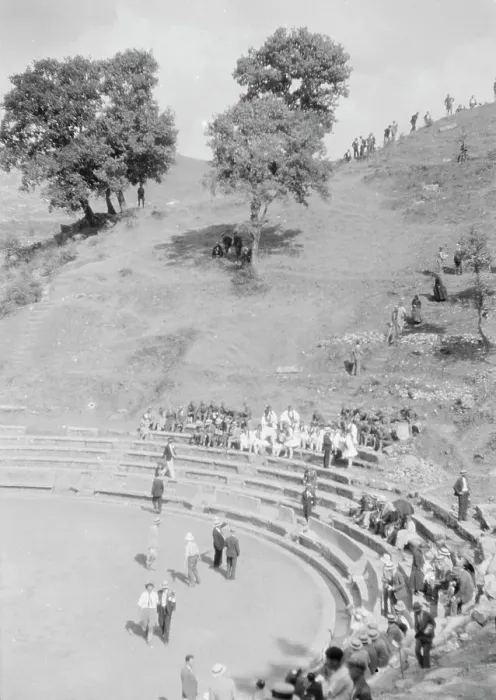 Framed Print : Kanellos dance group at ancient sites in Greece, 1929 Creator: Arnold Genthe Framed Print : Kanellos dance group at ancient sites in Greece, 1929 Creator: Arnold Genthe
