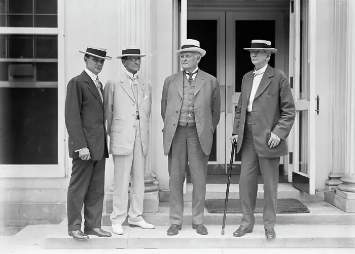 Framed Print : Kansas City Bankers, Charles S. Keith; R.A. Long; J.B. White; Sen. W.J. Stone of Mo. 1914. Creator: Harris & Ewing. Kansas City Bankers, Charles S. Keith; R.A. Long; J.B. White; Sen. W.J. Stone of Mo. 1914. Creator: Harris & Ewing Framed Print : Kansas City Bankers, Charles S. Keith; R.A. Long; J.B. White; Sen. W.J. Stone of Mo. 1914. Creator: Harris & Ewing. Kansas City Bankers, Charles S. Keith; R.A. Long; J.B. White; Sen. W.J. Stone of Mo. 1914. Creator: Harris & Ewing