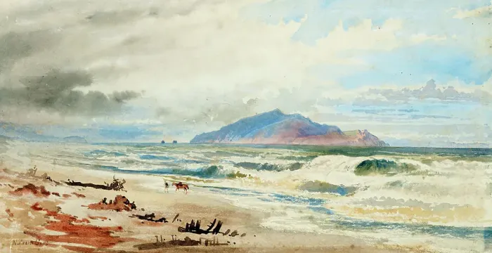 Framed Print : Kapiti, c1868. Creator: Nicholas Chevalier