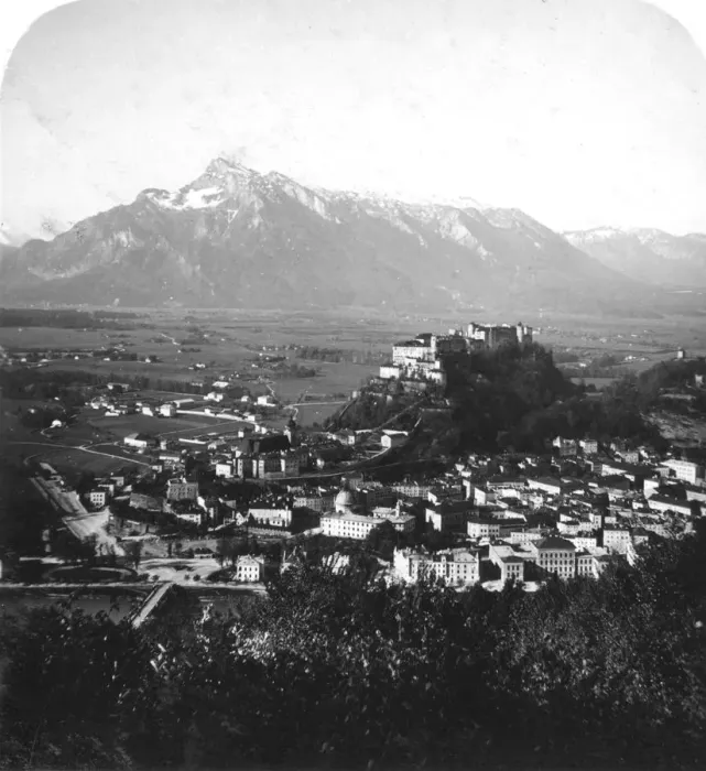 Framed Print : The Kapuzinerberg, Salzburg, Austria, c1900. Artist: Wurthle & Sons Framed Print : The Kapuzinerberg, Salzburg, Austria, c1900. Artist: Wurthle & Sons
