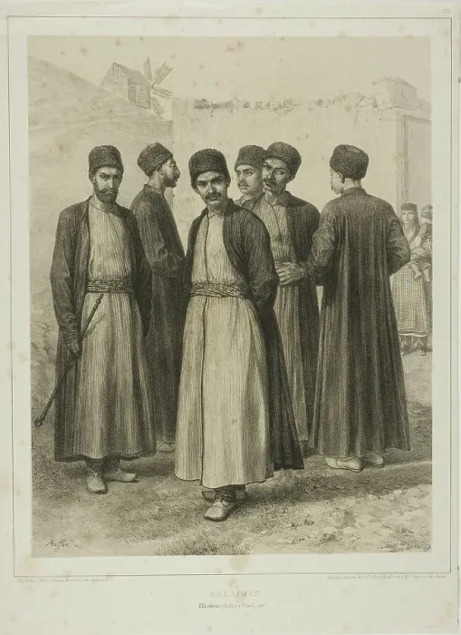 Framed Print : Karaimes, Théodosie, Kaffa, 1 Octobre 1837, 1844. Creator: Auguste Raffet Framed Print : Karaimes, Théodosie, Kaffa, 1 Octobre 1837, 1844. Creator: Auguste Raffet