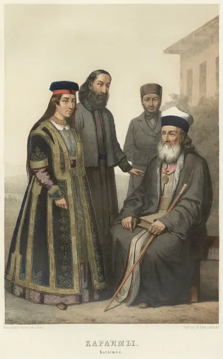 Framed Print : Karaites, 1862. Creator: Karlis Huns Framed Print : Karaites, 1862. Creator: Karlis Huns