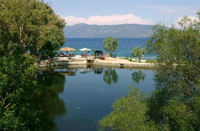 Framed Print : Karavomilos Lake, Kefalonia, Greece Framed Print : Karavomilos Lake, Kefalonia, Greece