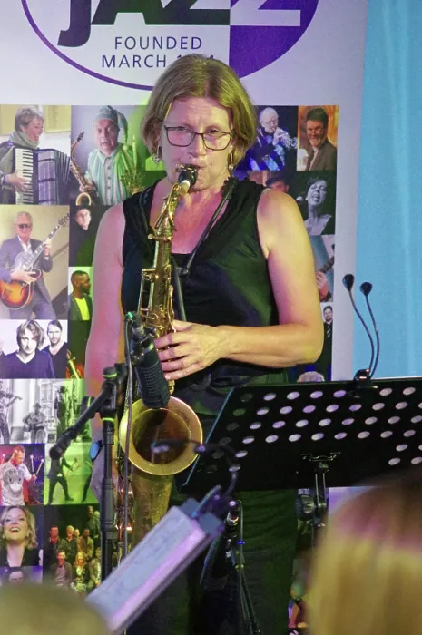 Framed Print : Karen Sharp, iG4, Watermill Jazz Club, Dorking, Surrey, 17 June 2025. Creator: Brian O'Connor. Karen Sharp, iG4, Watermill Jazz Club, Dorking, Surrey, 17 June 2025 Framed Print : Karen Sharp, iG4, Watermill Jazz Club, Dorking, Surrey, 17 June 2025. Creator: Brian O'Connor. Karen Sharp, iG4, Watermill Jazz Club, Dorking, Surrey, 17 June 2025