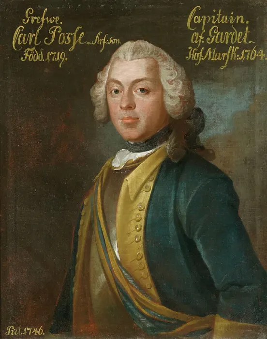 Framed Print : Karl Arvidsson Posse, 1719-91, 1746. Creator: Olof Arenius Framed Print : Karl Arvidsson Posse, 1719-91, 1746. Creator: Olof Arenius