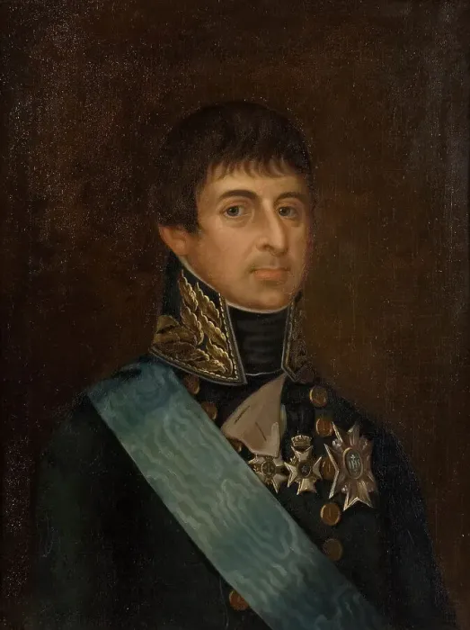 Framed Print : Karl August, 1768-1810, Duke of Holstein-Sonderburg-Augustenborg, Crown Prince of Sweden, 1830. Creator: Johan Gustaf Köhler