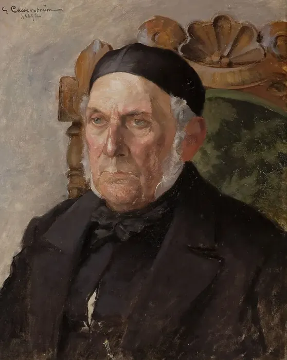 Framed Print : Karl Emanuel Cederström, 1804-1892, 1892. Creator: Gustaf Cederström Framed Print : Karl Emanuel Cederström, 1804-1892, 1892. Creator: Gustaf Cederström