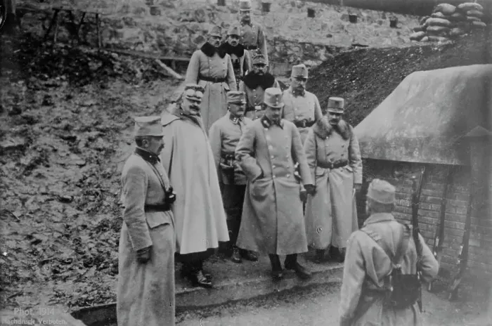 Framed Print : Karl Franz Josef in Przemysl Fort, 1914. Creator: Bain News Service Framed Print : Karl Franz Josef in Przemysl Fort, 1914. Creator: Bain News Service