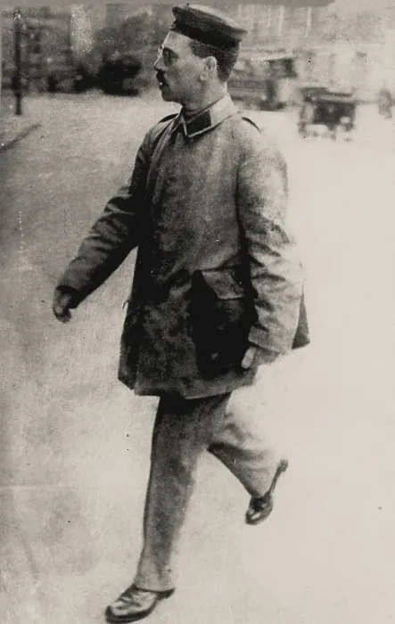 Framed Print : Karl Liebknecht as a soldier, 1915. Creator: Anonymous Framed Print : Karl Liebknecht as a soldier, 1915. Creator: Anonymous