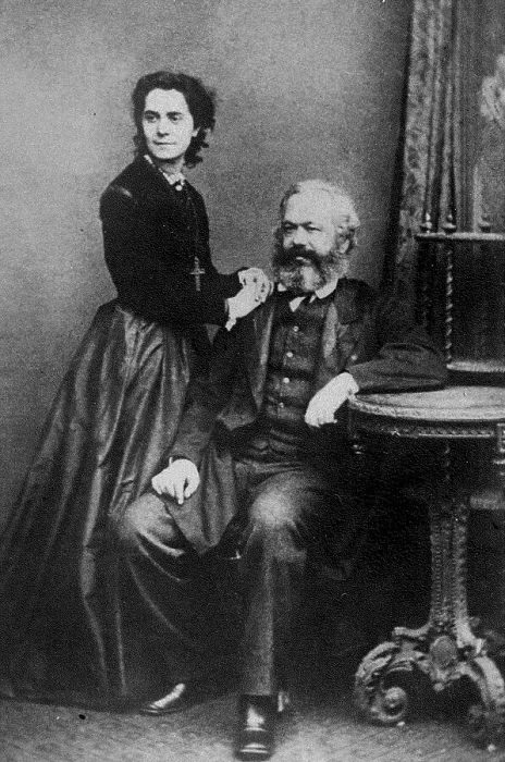 Framed Print : Karl Marx (1818-1883) and his daughter Jenny Caroline Marx (1844-1883), 1869. Creator: Anonymous Framed Print : Karl Marx (1818-1883) and his daughter Jenny Caroline Marx (1844-1883), 1869. Creator: Anonymous