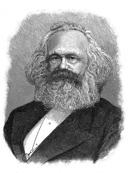 Karl Marx, 19th century German political, social and economic theorist
