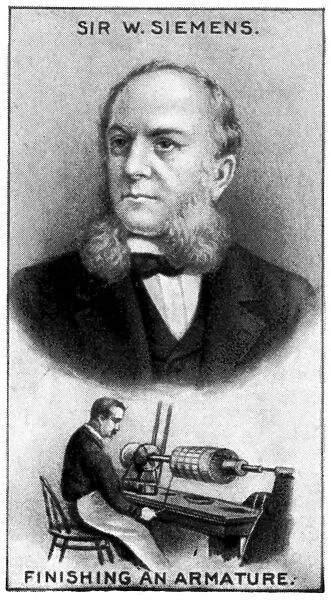 Karl Wilhelm Siemens, German engineer and pioneer of electrical power, (c1924)