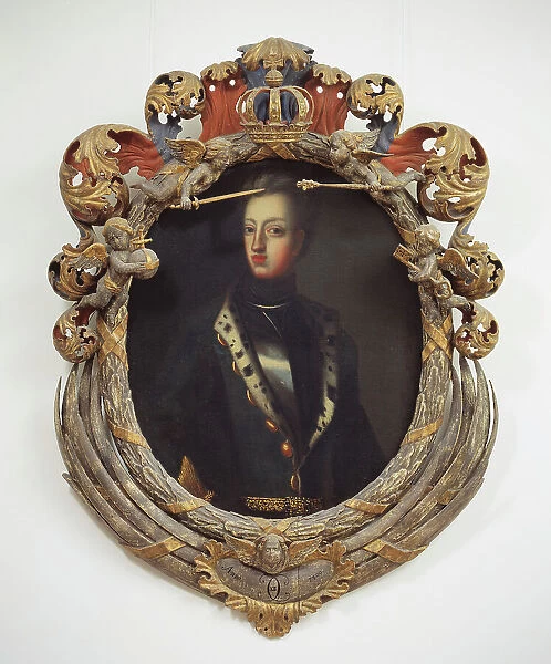 Karl XII, 1682-1718, King of Sweden, late 17th-early 18th century. Creator: Workshop of David von Krafft