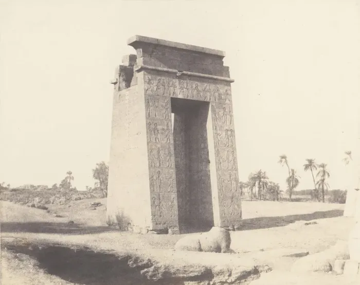 Framed Print : Karnak (Thebes), Grande Porte du Sud Vue du Point C, 1851-52, printed 1853-54 Framed Print : Karnak (Thebes), Grande Porte du Sud Vue du Point C, 1851-52, printed 1853-54