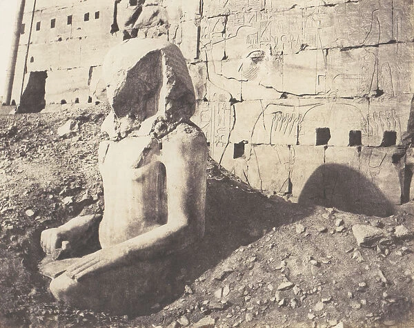 Karnak (Thebes), Troisieme Pylone - Colosse de Spath Calcaire, en D