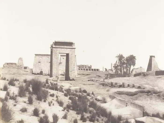 Framed Print : Karnak (Thebes), Vue Generale des Ruines Prise du Point B, 1851-52 Framed Print : Karnak (Thebes), Vue Generale des Ruines Prise du Point B, 1851-52