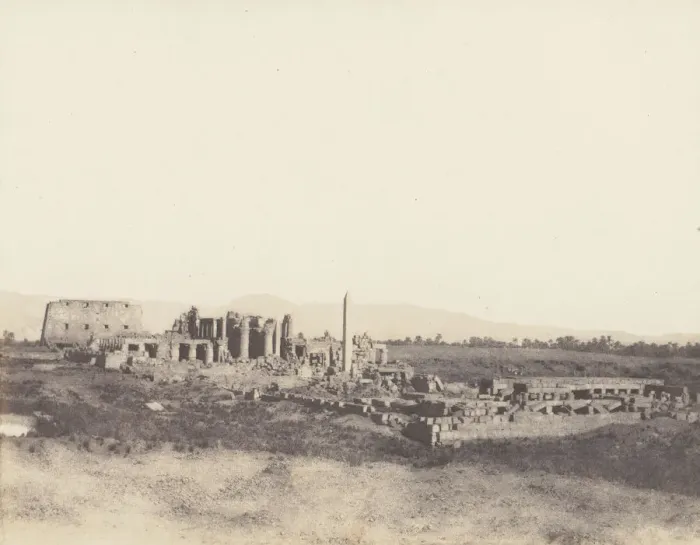 Framed Print : Karnak (Thebes), Vue Generale des Ruines Prise du Sud-Est, en T, 1851-52 Framed Print : Karnak (Thebes), Vue Generale des Ruines Prise du Sud-Est, en T, 1851-52