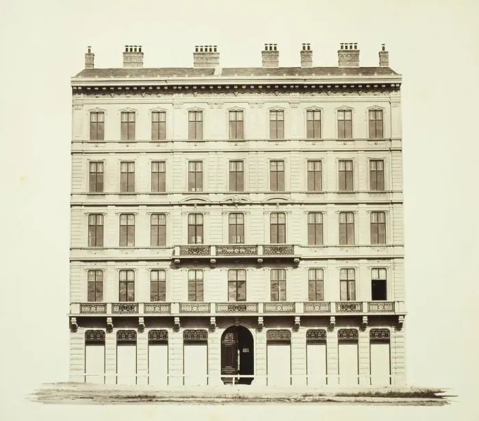 Framed Print : Karnthner-Ring No. 12, Zinshaus des Grafen F. Abensberg und Traun, 1860s Framed Print : Karnthner-Ring No. 12, Zinshaus des Grafen F. Abensberg und Traun, 1860s