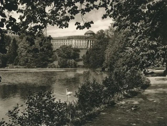 Framed Print : Kassel - Wilhelmshohe. Castle, 1931. Artist: Kurt Hielscher Framed Print : Kassel - Wilhelmshohe. Castle, 1931. Artist: Kurt Hielscher