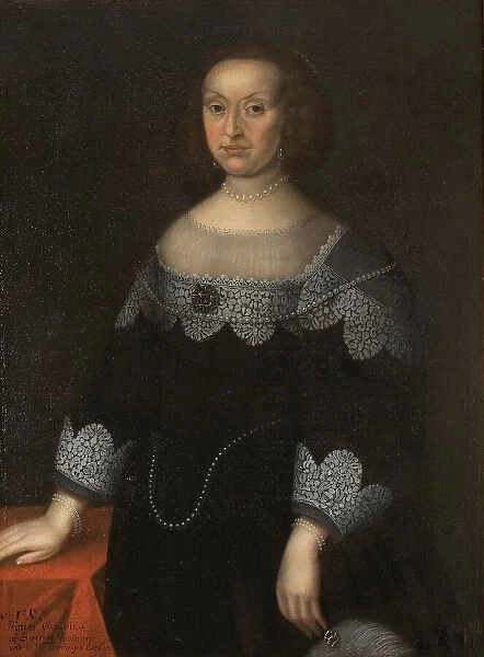 Katarina, 1584-1638, Princess of Sweden, Palatine Countess of Zweibrücken. Creator: Jacob Heinrich Elbfas