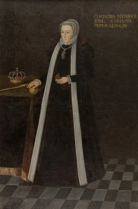 Framed Print : Katarina Stenbock, 1535-1621, Queen of Sweden, c16th century. Creator: Anon Framed Print : Katarina Stenbock, 1535-1621, Queen of Sweden, c16th century. Creator: Anon