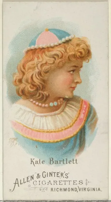 Framed Print : Kate Bartlett, from Worlds Beauties, Series 1 (N26) for Allen & Ginter Cigarettes Framed Print : Kate Bartlett, from Worlds Beauties, Series 1 (N26) for Allen & Ginter Cigarettes