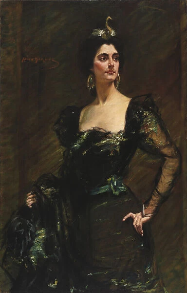 Kate Deering Ridgely, after 1900. Creator: Alice Pike Barney