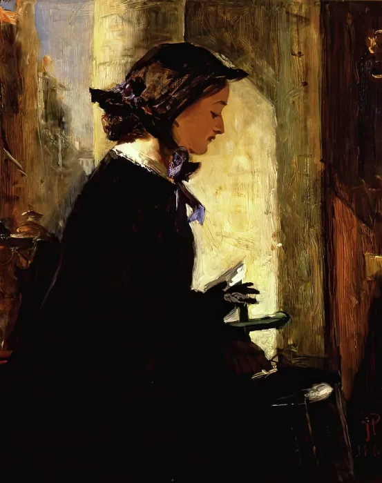 Framed Print : Kate Nickleby, 1862. Creator: John Phillip Framed Print : Kate Nickleby, 1862. Creator: John Phillip
