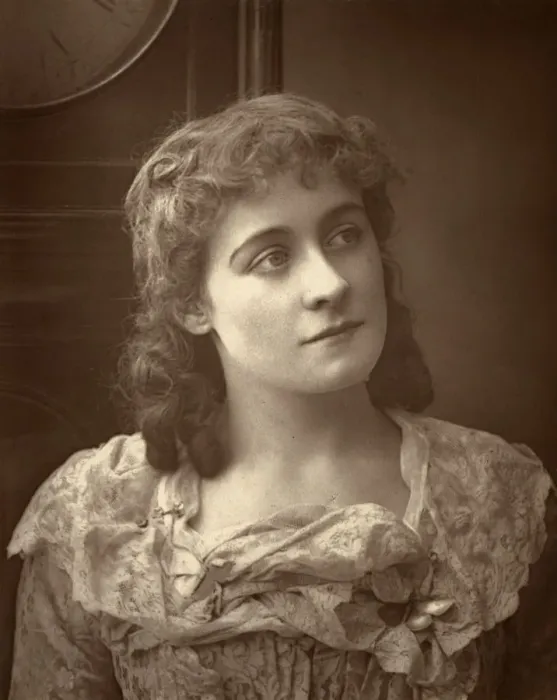 Framed Print : Kate Rorke, British actress, in Sophia, 1887. Artist: Ernest Barraud Framed Print : Kate Rorke, British actress, in Sophia, 1887. Artist: Ernest Barraud