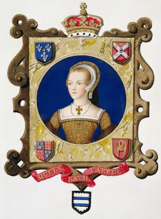 Framed Print : Katherine Parr, sixth wife and Queen of Henry VIII, (1825)