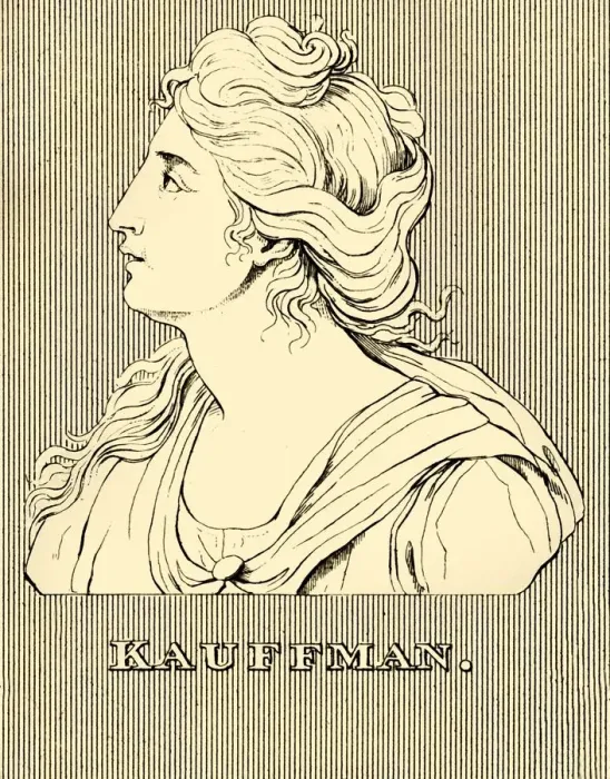 Framed Print : Kauffman, (1741-1807), 1830. Creator: Unknown Framed Print : Kauffman, (1741-1807), 1830. Creator: Unknown