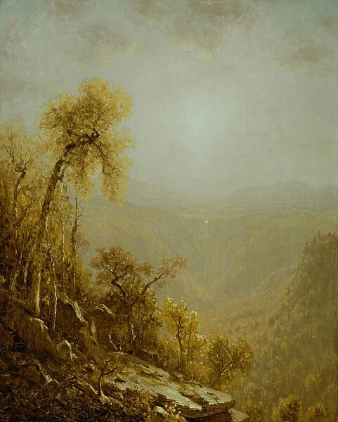 Kauterskill Clove, Catskill Mountains, 1880. Creator: Sanford Robinson Gifford