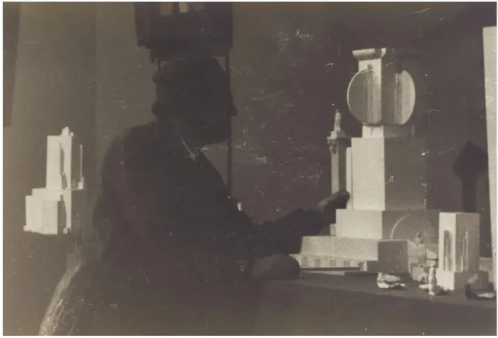 Framed Print : Kazimir Malevich in his studio Artist: Anonymous Framed Print : Kazimir Malevich in his studio Artist: Anonymous
