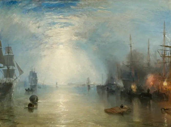 Framed Print : Keelmen Heaving in Coals by Moonlight, 1835. Creator: JMW Turner Framed Print : Keelmen Heaving in Coals by Moonlight, 1835. Creator: JMW Turner