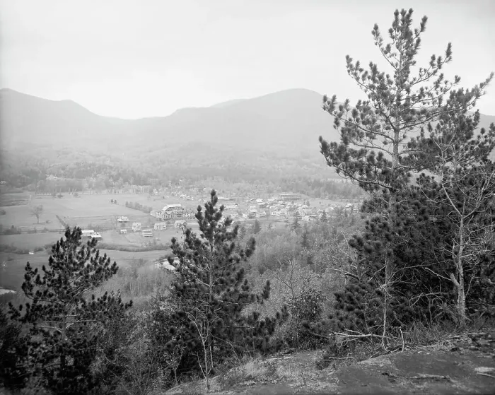 Framed Print : Keene Valley from the east, Adirondack Mts. N.Y. between 1900 and 1905. Creator: Unknown Framed Print : Keene Valley from the east, Adirondack Mts. N.Y. between 1900 and 1905. Creator: Unknown