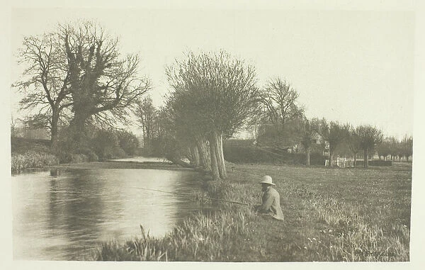 Keepers Cottage, Amwell Magna Fishery, 1880s. Creator: Peter Henry Emerson