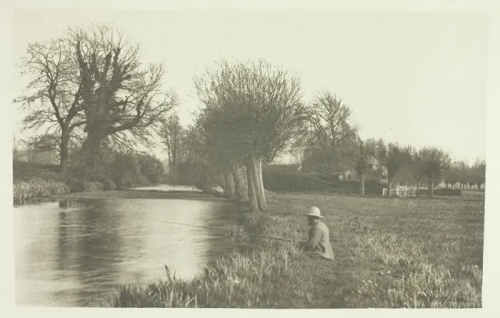 Framed Print : Keepers Cottage, Amwell Magna Fishery, 1880s. Creator: Peter Henry Emerson Framed Print : Keepers Cottage, Amwell Magna Fishery, 1880s. Creator: Peter Henry Emerson